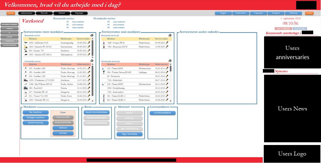 The MVP in Action: A look at the first-generation system, in daily use, proving the core asset management functionality.